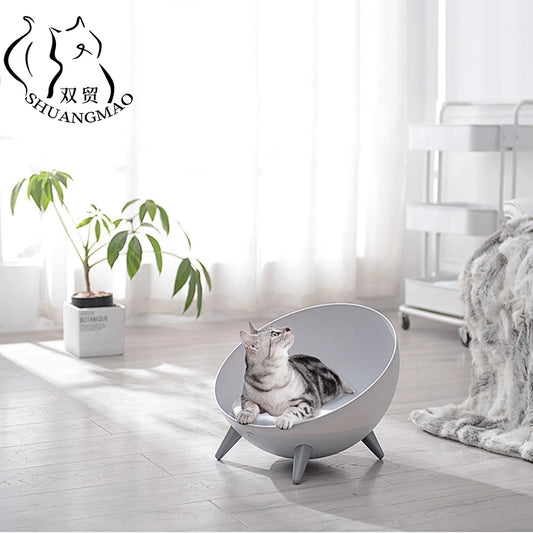 SHUANGMAO Pet Cat Bed House Hemisphere Kittens Kennel Beds Small Dogs Seasons Universal Basket Indoor Home Mats Warm Products