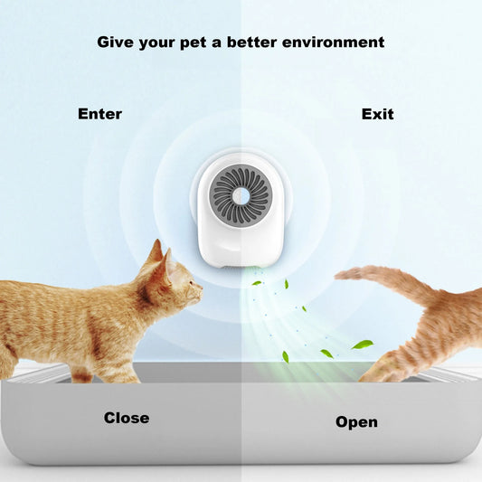 Mini cat litter ozone disinfection and odor removal air freshener odor remover pet cleaning products