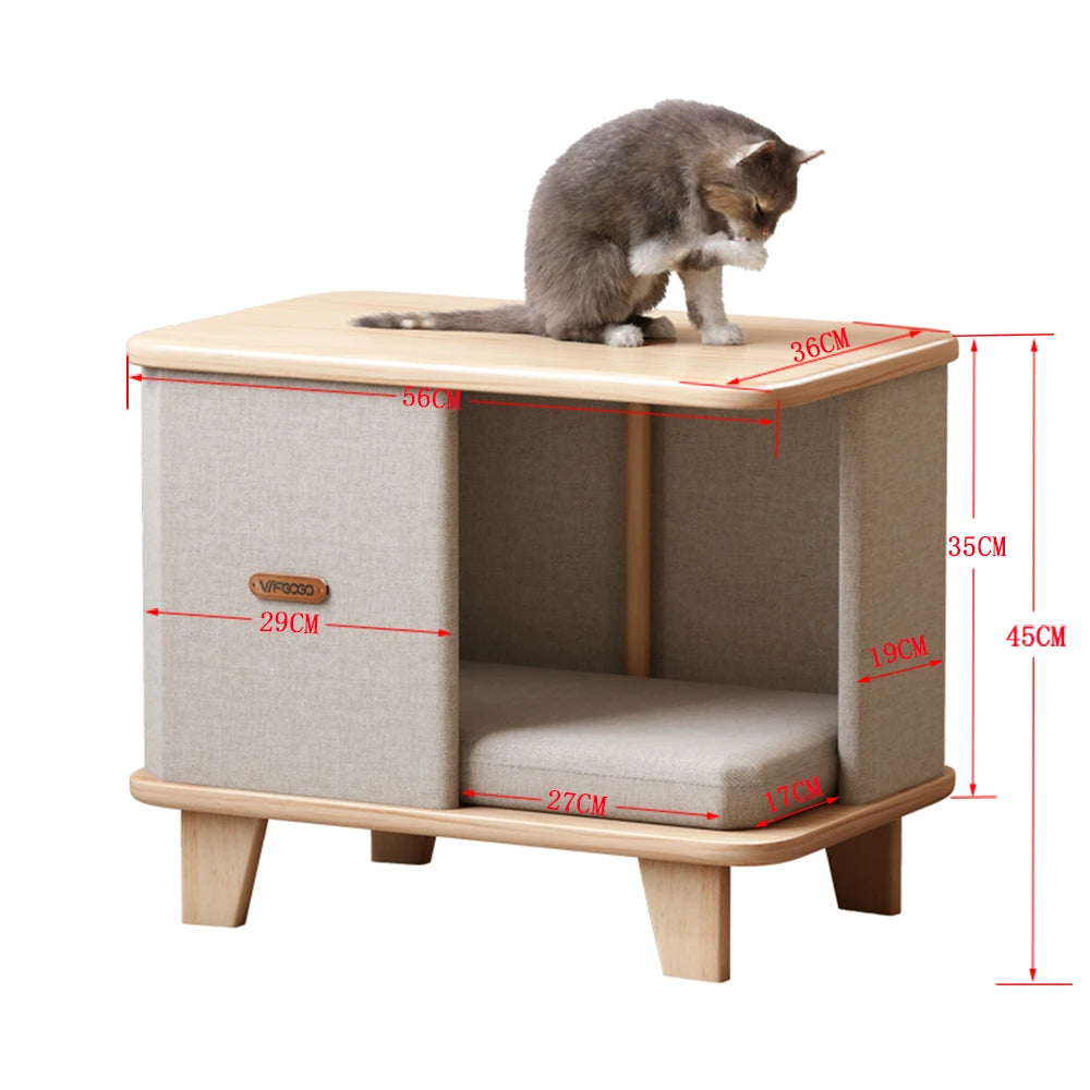 Cat Climbing Frame Closed Type Cat Bed Tree Tower DIY Furniture House Splicing Cat Nest Scratch Multilayer Pet Products