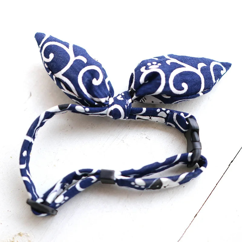 Cat Collar Bow Bowtie Cat Collar for Cats and Small Dogs Accessories Cat-Collar Kitten Pet Products Chihuahua Bow Tie Necklace