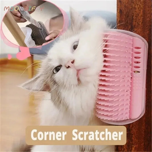 Cats Brush Corner Cat/Dog Massage Self Groomer Comb Rubs The Face with A Tickling Product Dropshipping New Pet Rubbing Toys